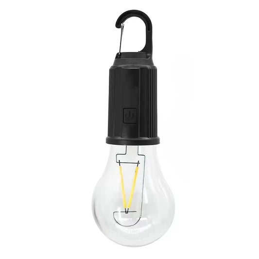 1/2Pcs Camping Tent Light with Solar Charging Tungsten Filament Bulb Outdoor Camping Tent Light Strip Three Lighting Modes